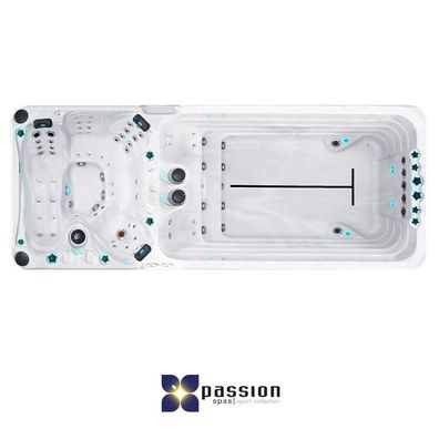 Passion Spas by Fonteyn Whirlpool SwimSpa Dynamic Deep | 590 x 227 x 155