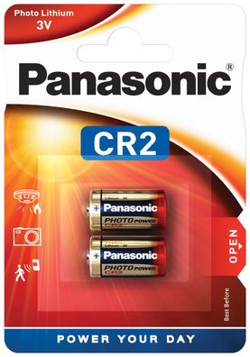 Panasonic CR2 Photobatterie - 2er Blister