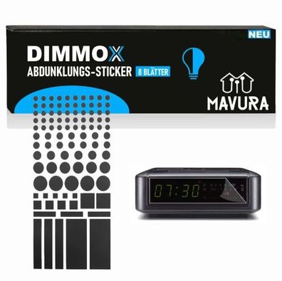 DIMMOX Licht Dimmer Folie LED Abdeckung Aufkleber Abdunklungsfolie Selbstklebend