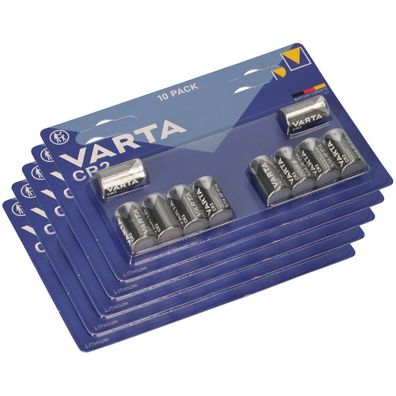 50x CR2 3V Photo Blister Varta Batterie Lithium