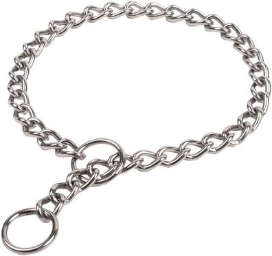 Hunde-Erstickungshalsband mit Kette, 24 Zoll, 4 mm