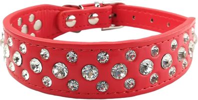 Hundehalsband Bling Welpenhalsband Niedliches Hundehalsband mit Diamanten