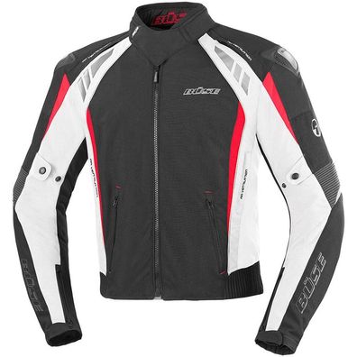 Büse B. Racing Pro Textiljacke Schwarz/Weiß