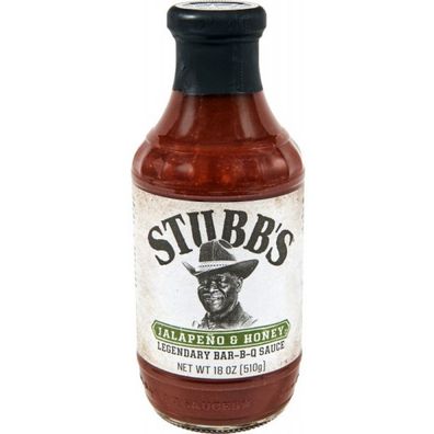 Stubbs Jalapeno und Honey Bar-B-Q Sauce 450 ml ST-244