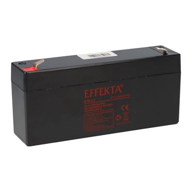 Effekta BT 6-3.2 Blei-Vlies Akku AGM VRLA 6V 3,2Ah