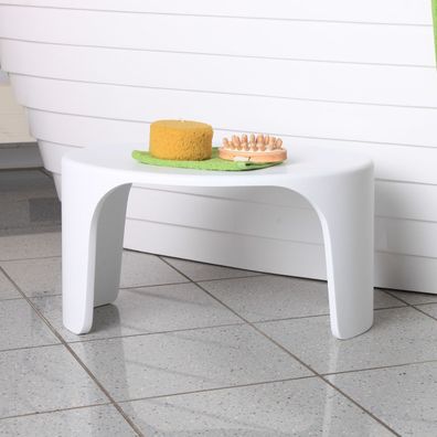 Design Spa Badhocker aus Mineralguss Modell "Lucca"