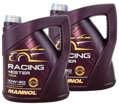 Mannol Racing + Ester 10W-60 2x4 Liter