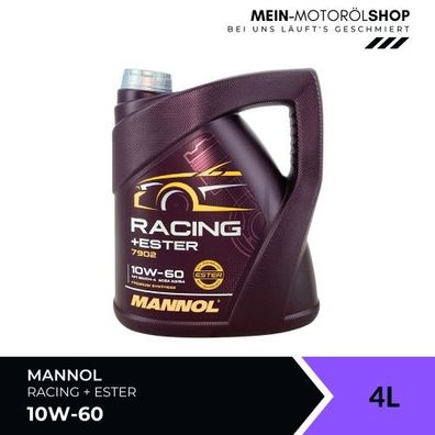 Mannol Racing + Ester 10W-60 4 Liter