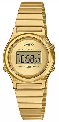 Casio Damenuhr LA700WEG-9AEF Casio Retro Uhr Digitaluhr