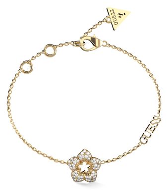 Guess Schmuck Damenarmband Blume Goldfarben JUBB04468JWYGS