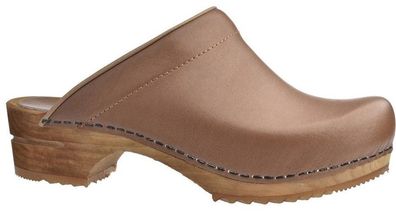 Sanita Damen Clog offen Wood-Lotte Open Cognac