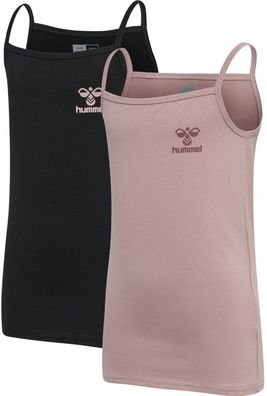 Hummel Kinder Carolina Strap Top 2-Pack Woodrose