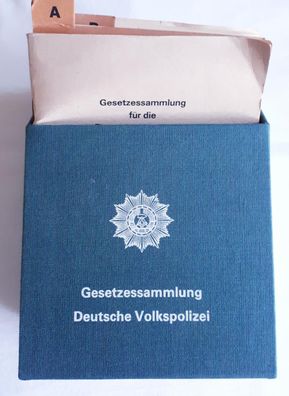 DDR MdI Gesetzessammlung Deutsche Volkspolizei