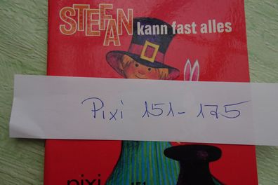 alte Pixi Carlsen 151-175 Stefan WichtelmännerTeddy rote Auto Jan Zahn uva