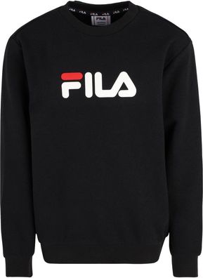 Fila Teens Unisex Sweater Sordal Classic Logo Crew Sweat Black