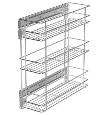 Küchenauszug, Schrank ab 15cm, Schrankauszug Küche, 3 Etagen