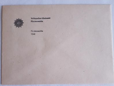 DDR MdI Briefumschlag Volkspolizei-Kreisamt Fürstenwalde