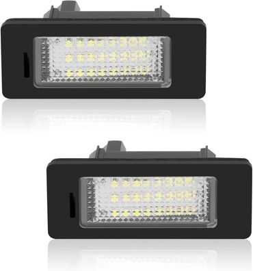 URAQT LED Kennzeichenbeleuchtung 2 x 6500 K Kennzeichenleuchte 400Lm Stoßfest