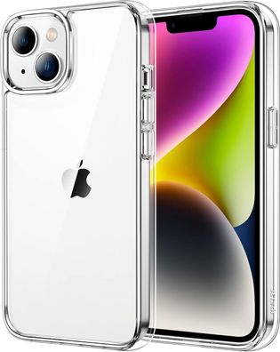 JETech Hélle fér iPhone 14 6,1 Zoll Nie Vergilbung Handyhélle Stoßfest kabellos