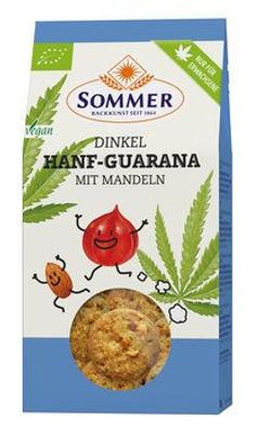 SOMMER 6x Dinkel Hanf-Guarana mit Mandeln 150g