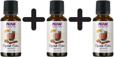 3 x Essential Oil, Spiced Cider - 30 ml