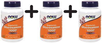 3 x Glucosamine 1000 Vegetarian - 90 vcaps