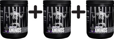 3 x Animal Juiced Aminos, Grape Juiced - 376g