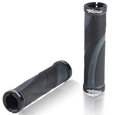 XLC Bar Grips Sport bo GR-S23 1 Paar Griffe / Fahrradgriffe Schwarz grau Lenker