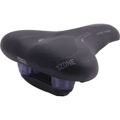 Contec Sattel Volare City EL Unisex L245xB205mm City/Touren schwarz Fahrrad