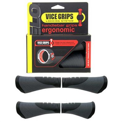 Griffe Velo Ergogel D3 135 /135mm Griffe Bar Ends Fahrrad Bike Schwarz grau