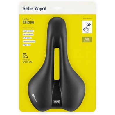 Selle Royal Ellipse Athletic Unisex schwarz ca. 406g