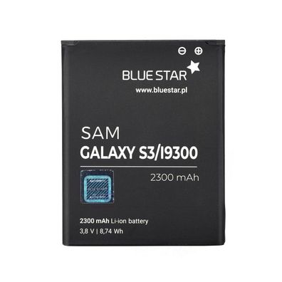 Bluestar Akku Ersatz Samsung I9300 Galaxy S3 2300 mAh EB-L1H2LLU, EB585158LP)