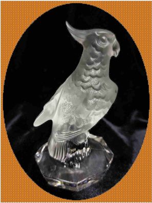 Goebel Crystal Collection Vogel Papagei Glas Bleikristall Kristall Figur wie neu