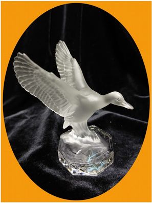 Goebel Crystal Collection Vögel Gans Ente Glas Bleikristall Kristall Figur TOP