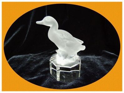 Goebel Crystal Collection Zootiere Gans Ente Glas Kristall Bleikristall Figur wie NEU