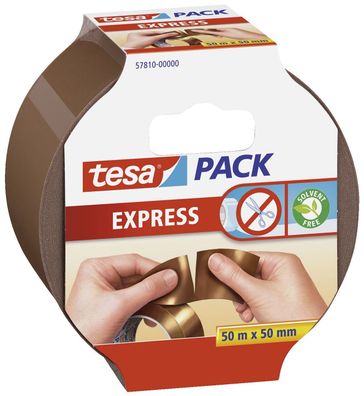 Tesa® 57810-00000-01 Verpackungsklebeband tesapack® Express, PP, 50 m x 50 mm, raun