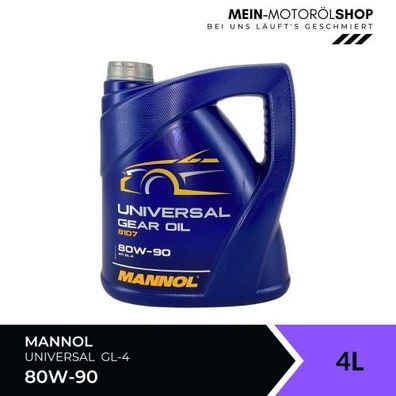 Mannol Universal Getriebeöl 80W-90 GL-4 4 Liter