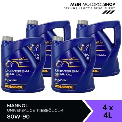 Mannol Universal Getriebeöl 80W-90 GL-4 4x4 Liter