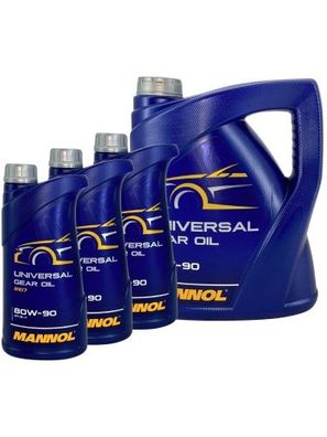 Mannol Universal Getriebeöl 80W-90 GL-4 4 + 3 Liter