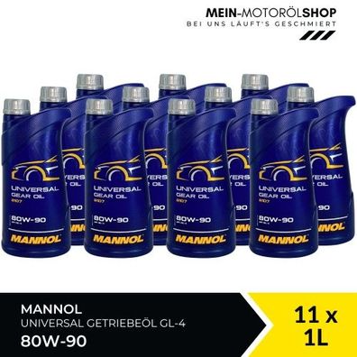 Mannol Universal Getriebeöl 80W-90 GL-4 11x1 Liter