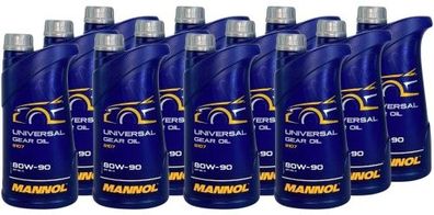 Mannol Universal Getriebeöl 80W-90 GL-4 12x1 Liter