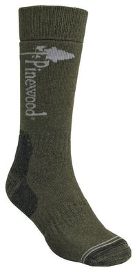 Pinewood 9501 Socken Strümpfe Oliv Meliert (148)