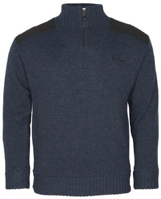 Pinewood 9648 Hurricane Strickpullover D. Navy Melange (378)