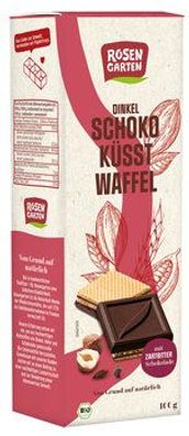 Rosengarten Schoko küsst Waffel Zartbitter 100g