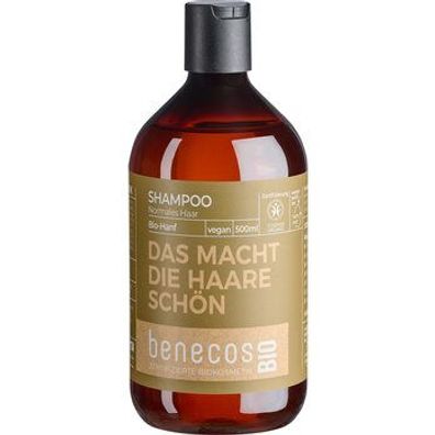 benecos 3x benecosBIO Shampoo Normales Haar BIO-Hanf - DAS MACHT DIE HAARE SCHÖN