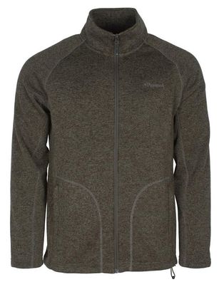 Pinewood 9772 Gabriel Strick Fleece Jacke Erdbraun Melange (262)