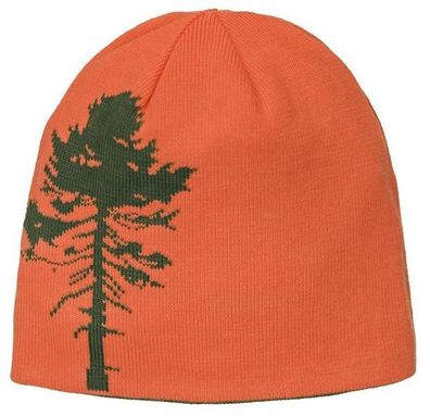 Pinewood 9924 Strickmütze Tree Kids wendbar orange/grün (542)