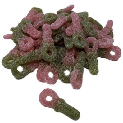 Frisia Fruchtgummi saure Wassermelone Tongen zweifarbig Vegan 175g