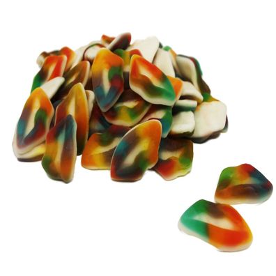 Fruchtgummi Gelee Lippen Color in verschiedenen Farben halal 300g