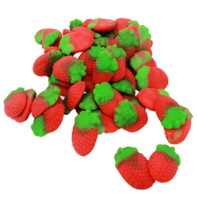 Fruchtgummi Jelly Erdbeeren weiche fruchtige Strawberry Halal 1000g